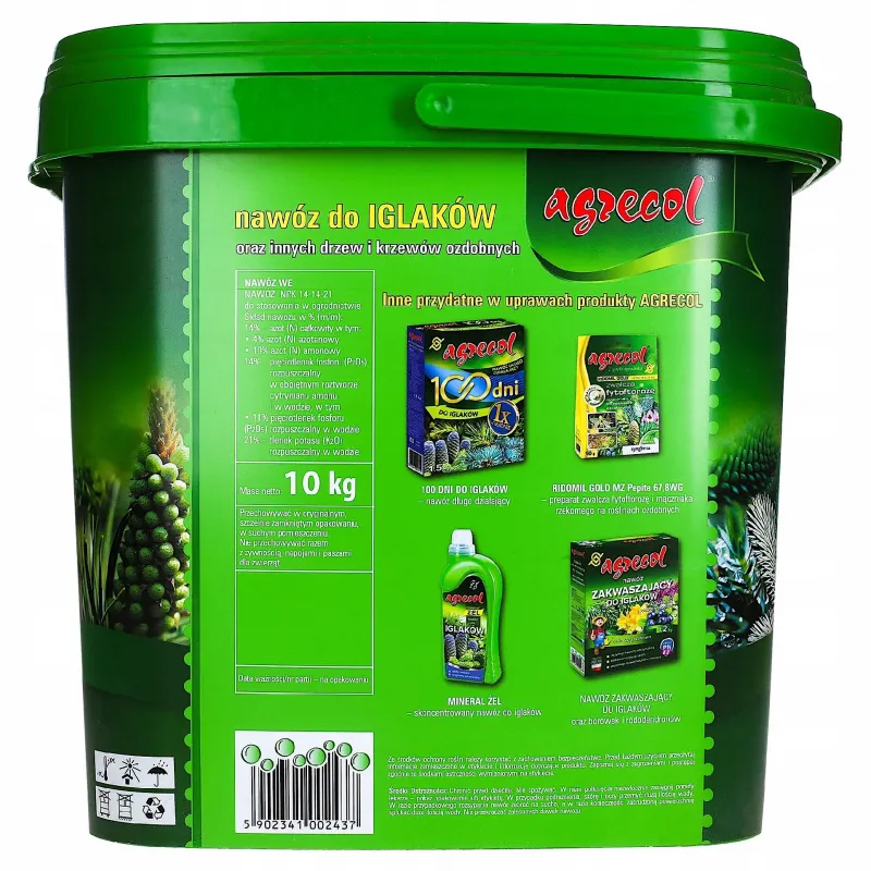 Nawóz do iglaków Agrecol 10 kg