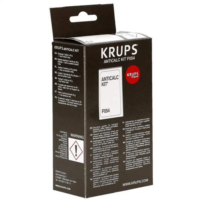 Odkamieniacz do ekspresu Krups Anticalc Kit 2 x 40 g + test twardości wody