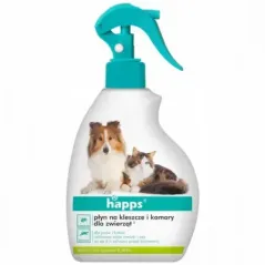 Spray do ochrony przed kleszczami i komarami dla zwierząt Happs 200 ml