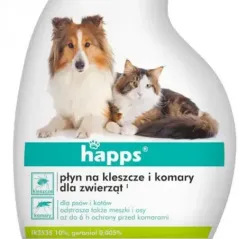  Spray przeciw kleszczom i komarom dla zwierząt Happs 200 ml