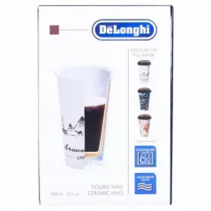  Kubek cieplny DeLonghi HandMade z silikonową pokrywką 300 ml