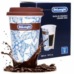 Termiczny kubek DeLonghi HandMade 300 ml z pokrywką silikonową