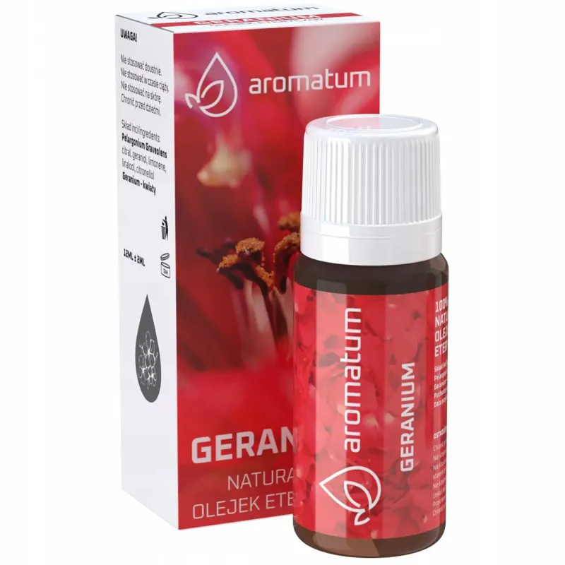 Naturalny olejek eteryczny geranium Aromatum 7 ml