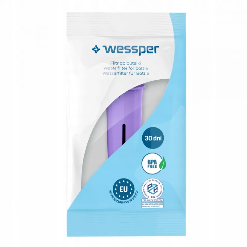 Wessper AquaCap filtr do butelki Dafi fioletowy (zamiennik)