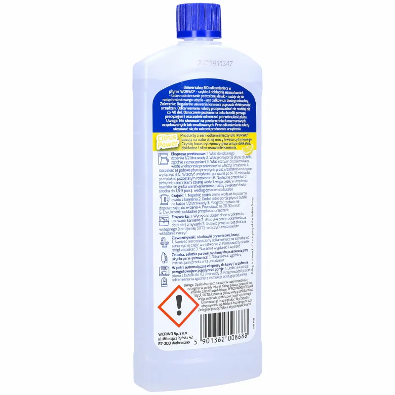 Odkamieniacz uniwersalny Worwo Bio-Liquid 250 ml