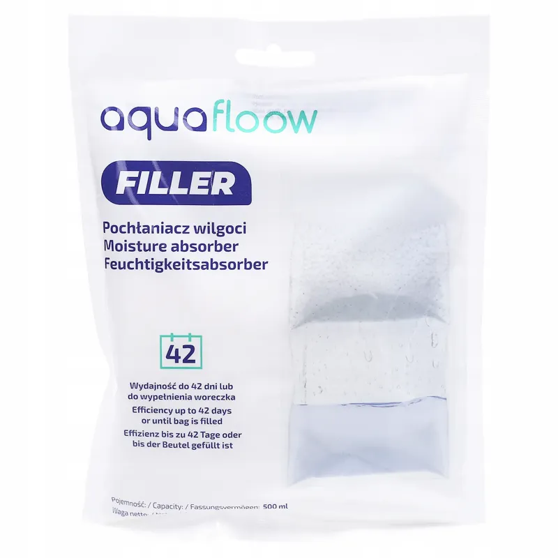 Pochłaniacz z wieszakiem do absorbowania wilgoci AquaFloow Filler 500 ml