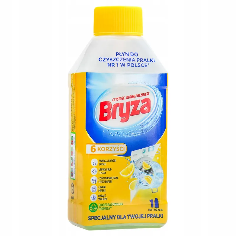 Płyn do czyszczenia pralki Bryza Lemon 250 ml