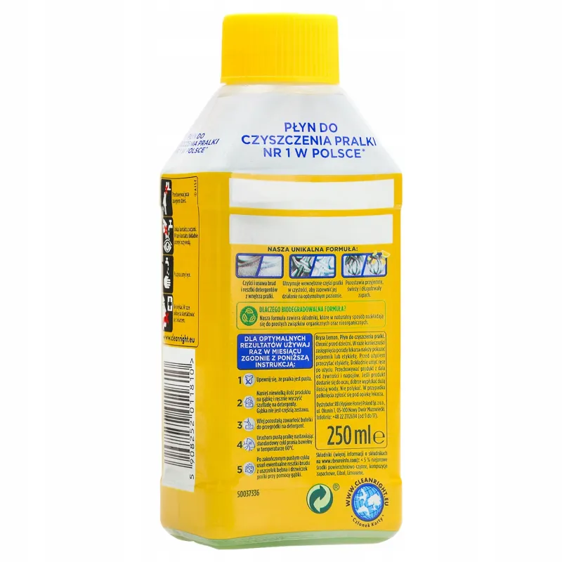 Płyn do czyszczenia pralki Bryza Lemon 250 ml