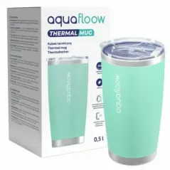 Kubek termiczny Aquafloow 500ml - kolor miętowy