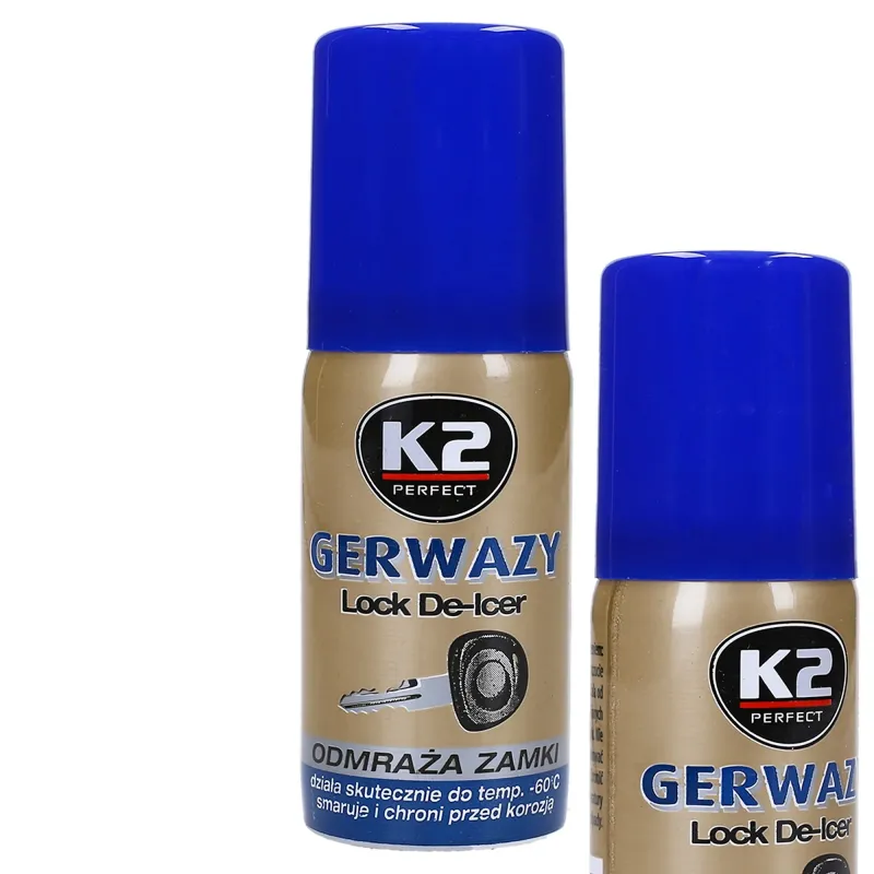 Odmrażacz do zamków K2 GERWAZY 50 ml