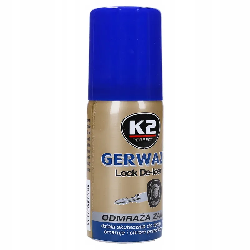 Odmrażacz do zamków K2 GERWAZY 50 ml