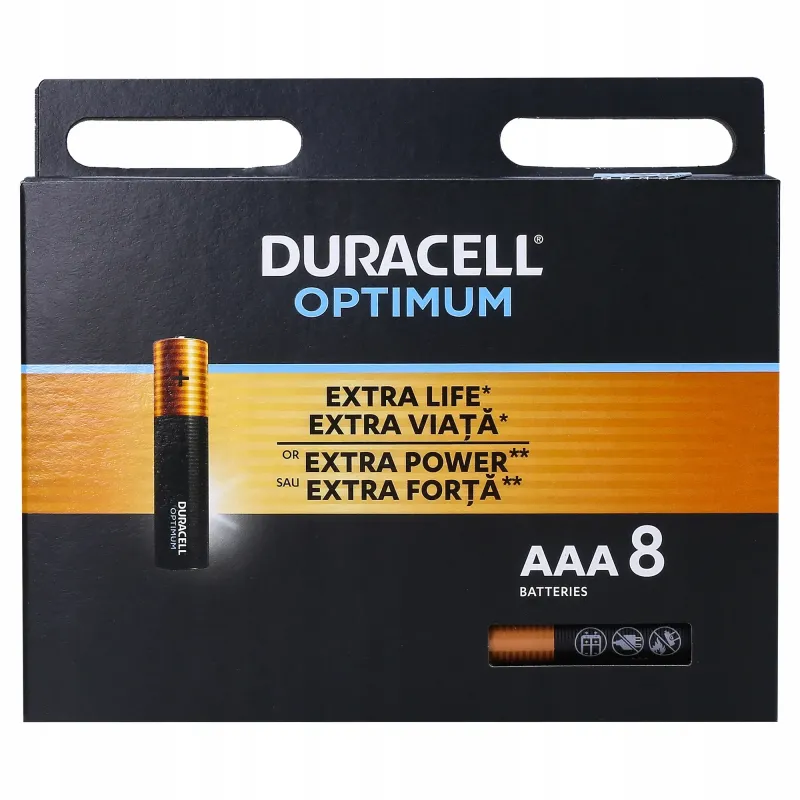 Bateria AAA Duracell - pakiet 8 sztuk