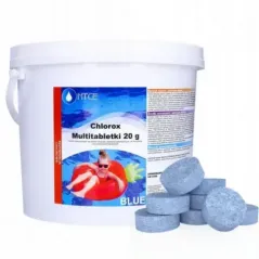 Tabletki chlorowe pogłębiające błękitny odcień wody 20g - 3kg