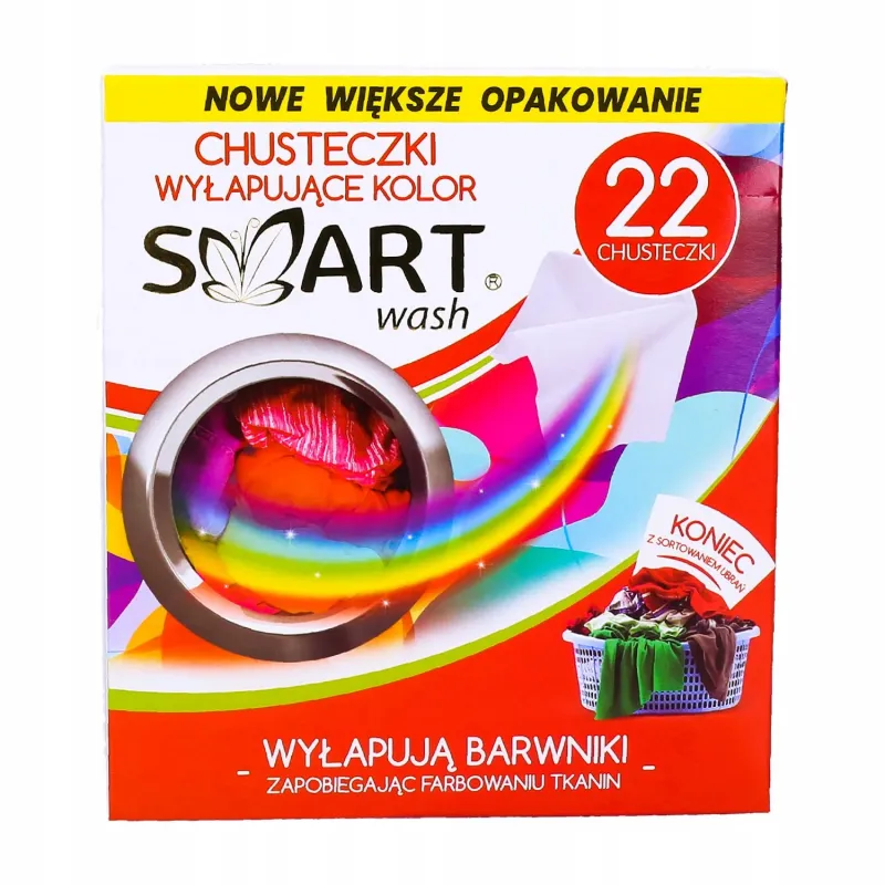 Chusteczki wyłapujące kolor Smart Wash 22 szt.