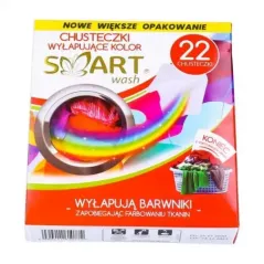  Chusteczki do wyłapywania barwników Smart Wash - 22 sztuki