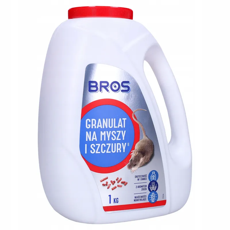 Granulat na myszy i szczury Bros 1 kg