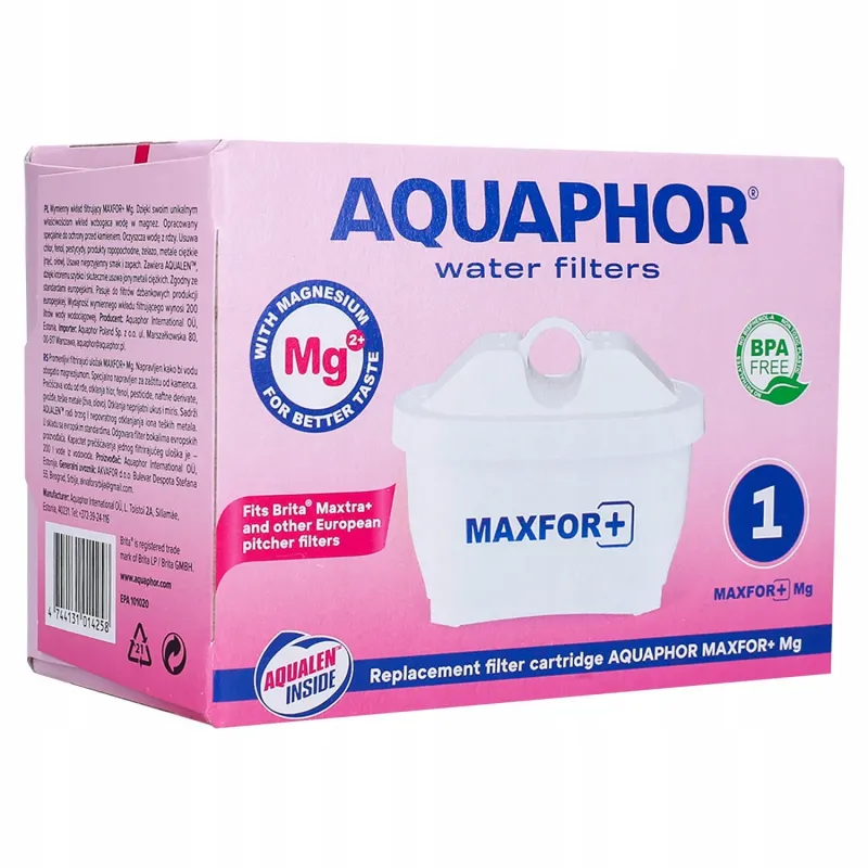 Wkład filtrujący Aquaphor B25 Maxfor+ Mg do dzbanka, magnezowy