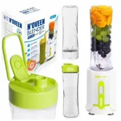 Blender Noveen Sport Mix & Fit Green z dwoma bidonami