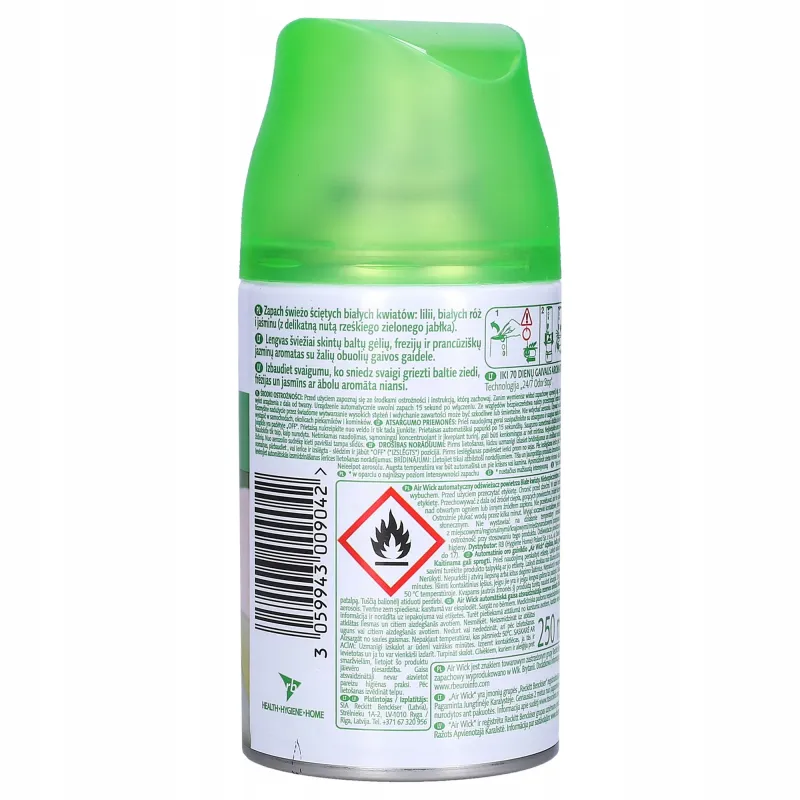 Wkład do odświeżacza powietrza Air Wick białe kwiaty 250 ml