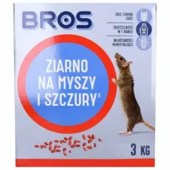 Ziarno do zwalczania myszy i szczurów Bros 1 kg