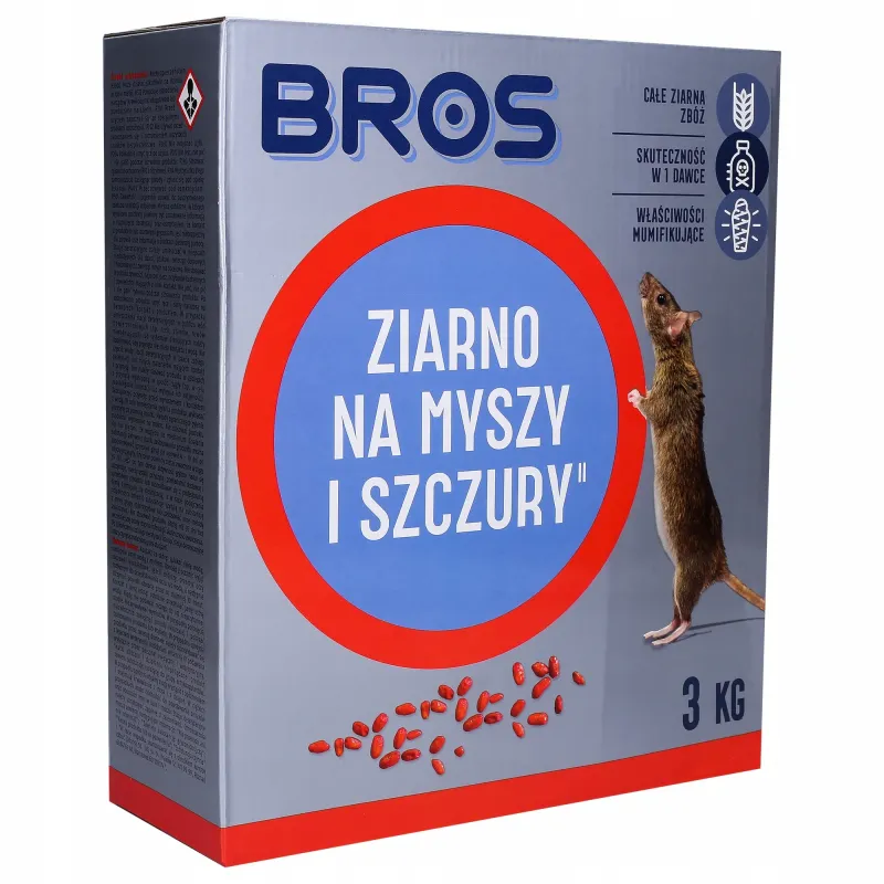 Ziarno na myszy i szczury Bros 3 kg