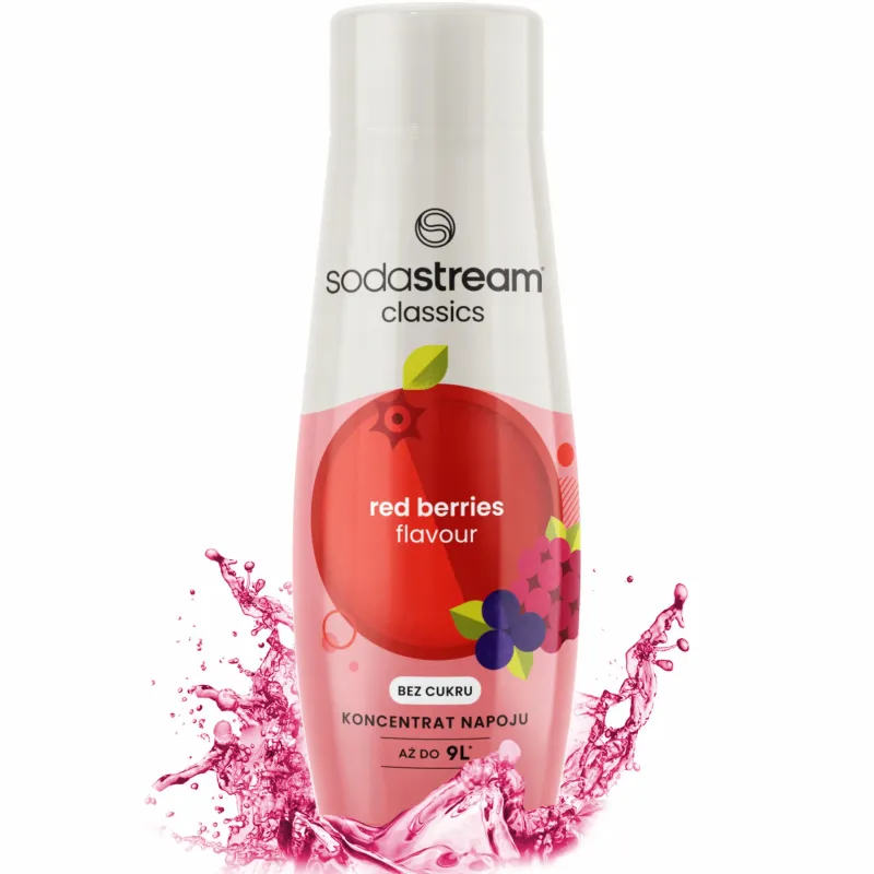 Syrop (koncentrat) Red Berries Zero - owoce leśne do saturatora SodaStream 440 ml