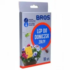 Żółte lepy do doniczek Bros - zestaw 10 sztuk