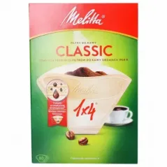 Papierowe filtry Melitta Classic do ekspresu przelewowego - 80 sztuk