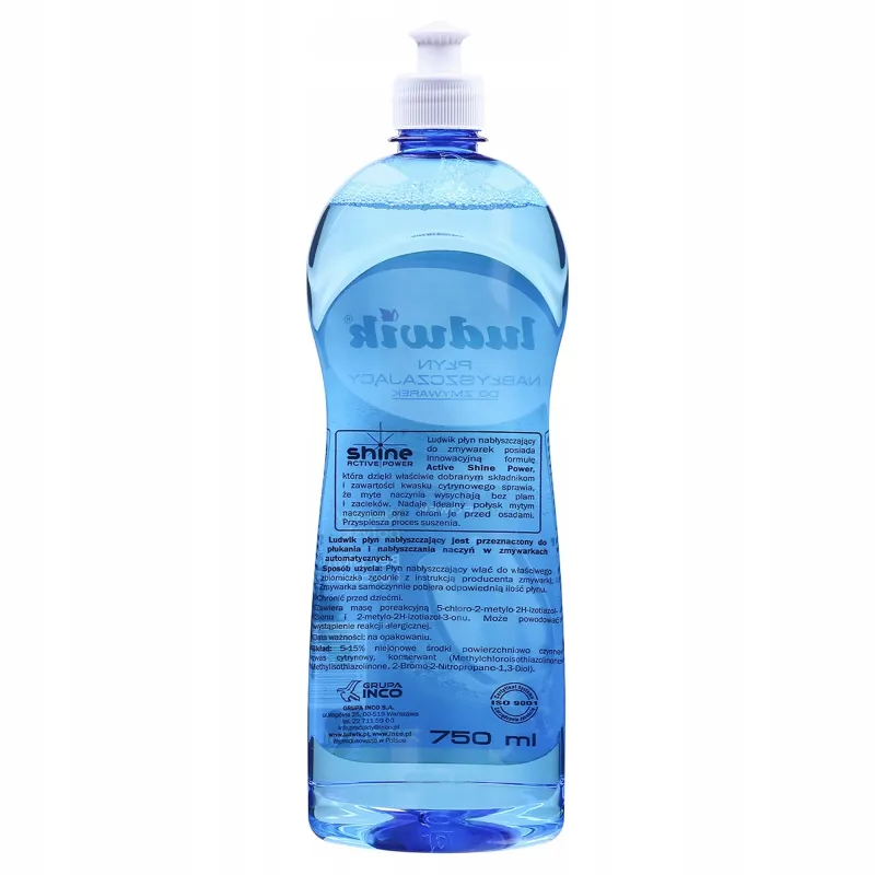 Nabłyszczacz do zmywarki Ludwik 750 ml