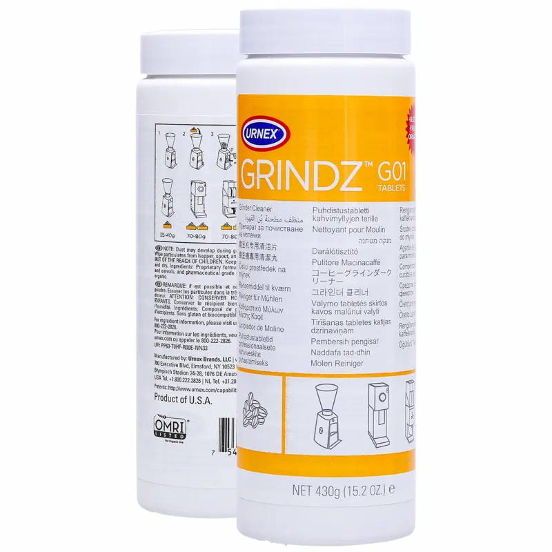 Granulat do czyszczenia młynków do kawy Urnex Grindz 430 g