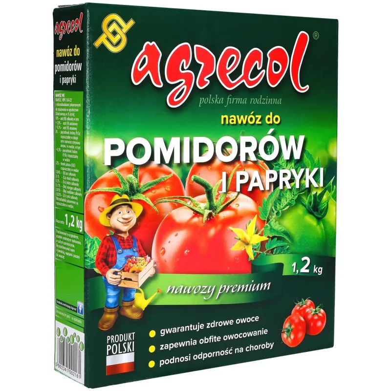 Nawóz Agrecol do pomidorów i papryki 1,2 kg