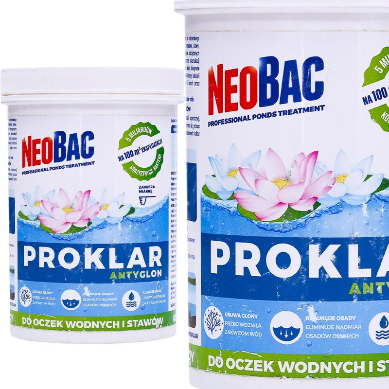 Bakterie do oczek wodnych Neobac Proklar Antyglon 500 g