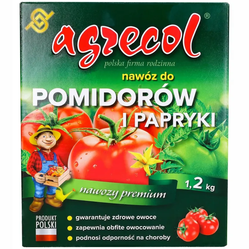 Nawóz Agrecol dla pomidorów i papryki 1200g