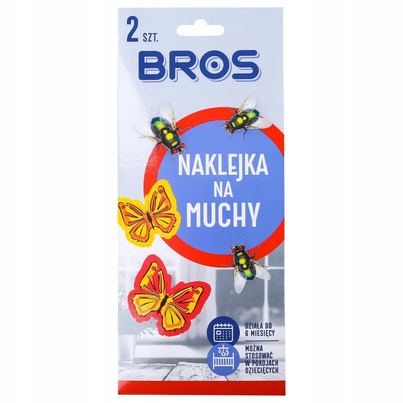 Naklejki na muchy do użytku domowego Bros - 2 sztuki