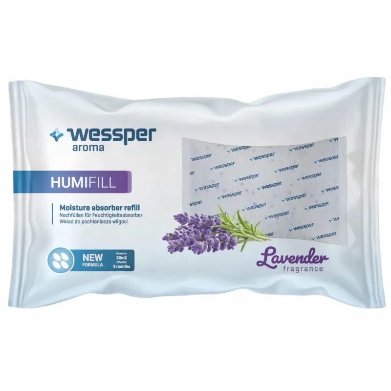 Wkład do pochłaniacza wilgoci lawendowy Wessper Humifill Aroma 250 g