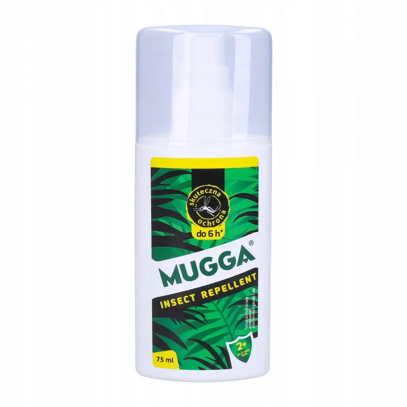 Spray na komary i kleszcze DEET 9,5% Mugga Insect Repellent 75 ml