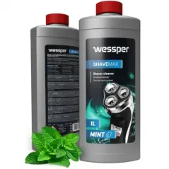  Płyn do konserwacji golarek Braun Wessper Shavemax Mint 1l