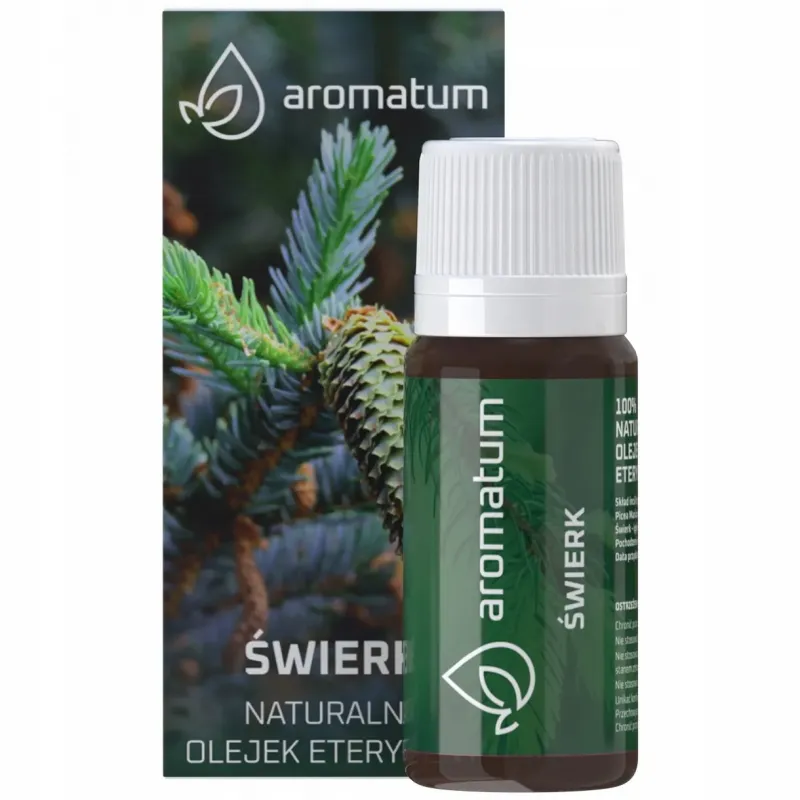 Naturalny olejek eteryczny świerk Aromatum 12 ml