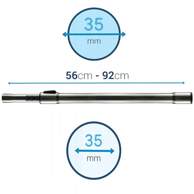 Rura teleskopowa 92 cm Wessper do odkurzaczy Bosch, Miele Siemens, Samsung, Karcher