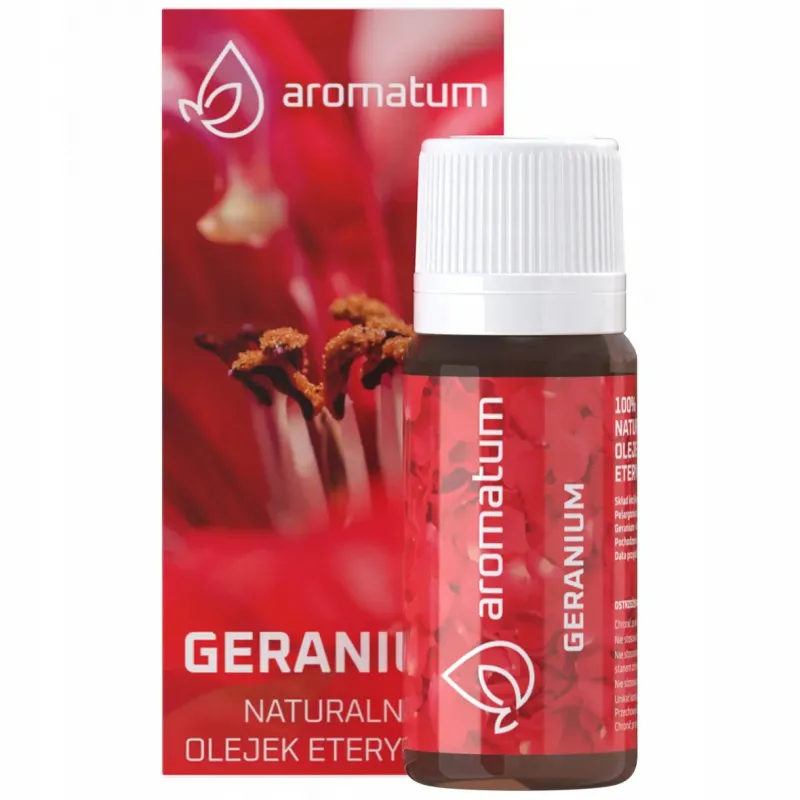 Naturalny olejek eteryczny geranium Aromatum 12 ml