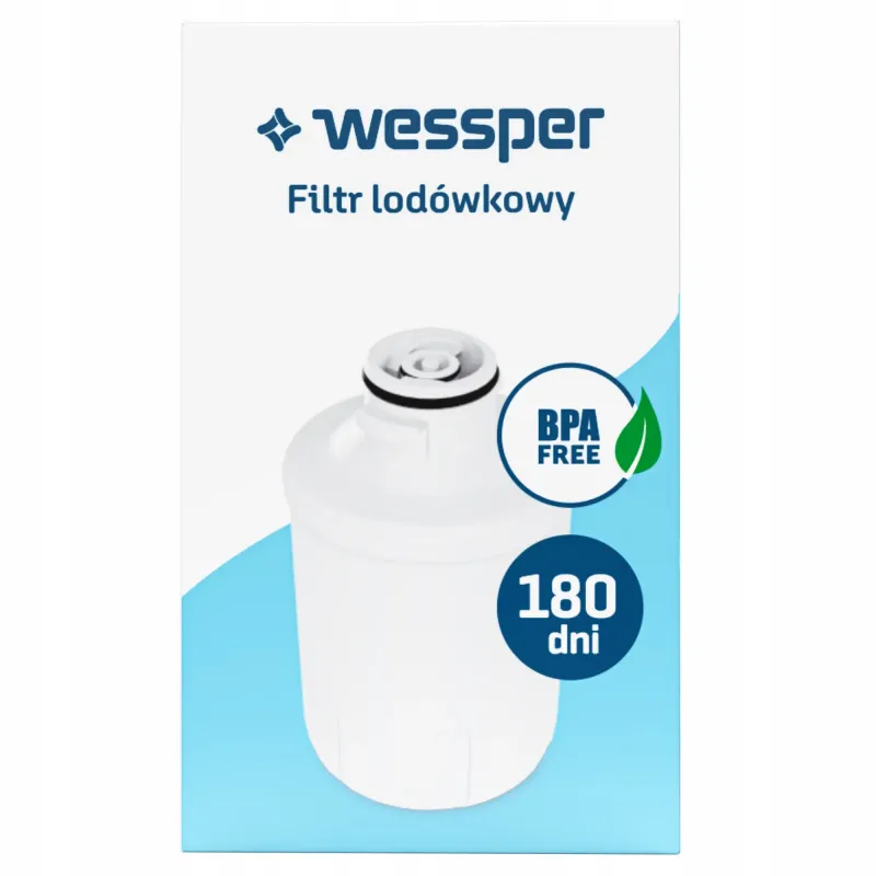 Filtr wody Wessper kompatybilny z lodówkami Hotpoint, Indesit, Caple