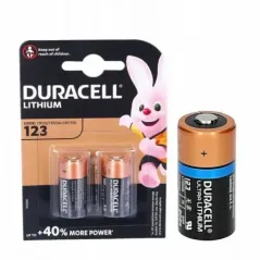 Baterie Duracell Lithium CR123 / CR123A / CR17345 3V 2 szt.