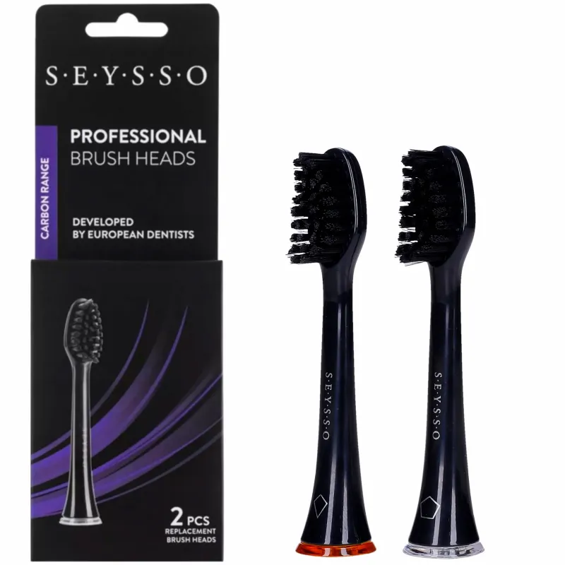 Końcówki do szczoteczki sonicznej Seysso Carbon Professional 2 szt.