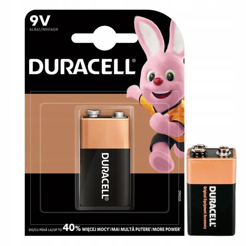 Bateria alkaliczna Duracell 9V 6LP3146 / MN1604