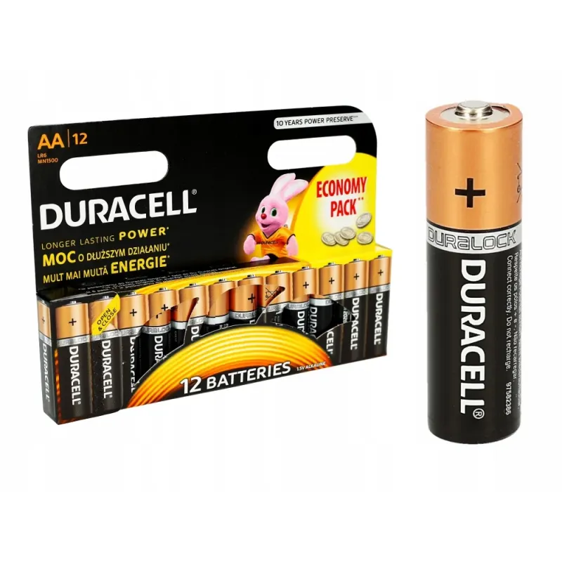 Baterie alkaliczne Duracell LR6/AA 12 szt.