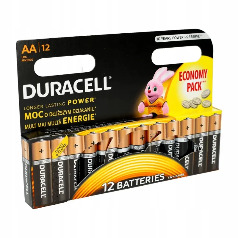 Baterie alkaliczne Duracell LR6/AA 12 szt.