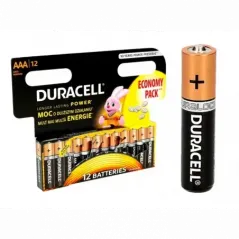 Baterie alkaliczne Duracell R3/AAA 12 szt.