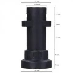  Adapter Sillar redukcja gwint 1/4''F kompatybilny z myjkami ciśnieniowymi Karcher K2-K7