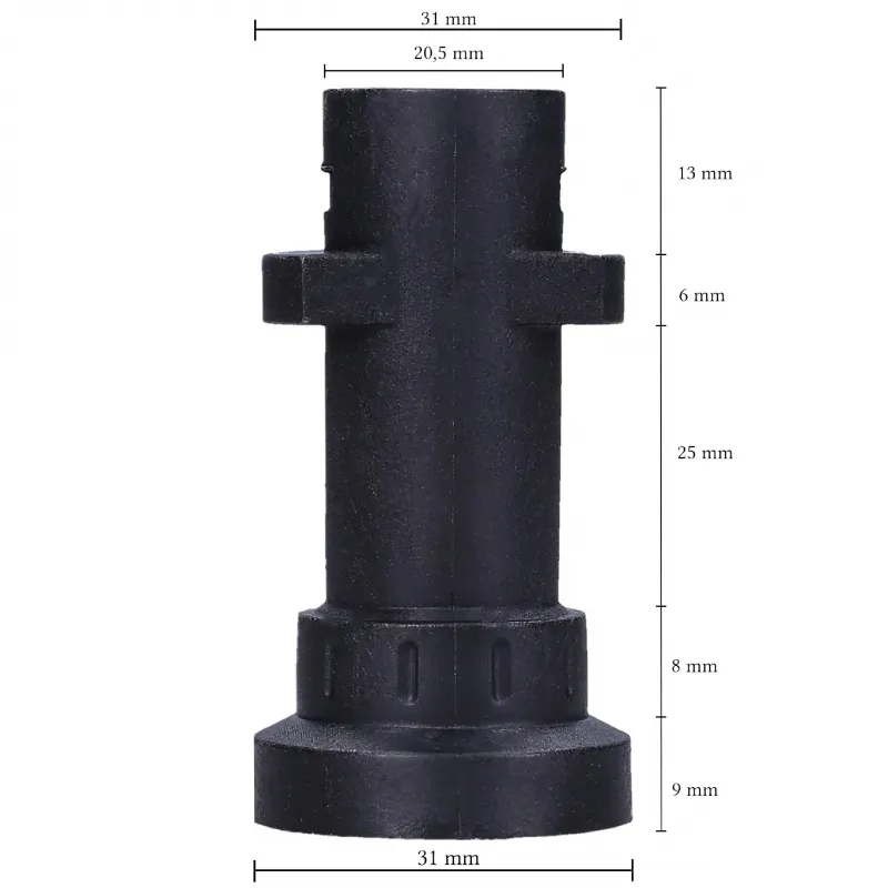 Lanca kątowa 15° z kompletem 5 dysz Sillar kompatybilna z myjkami ciśnieniowymi Karcher K2-K7