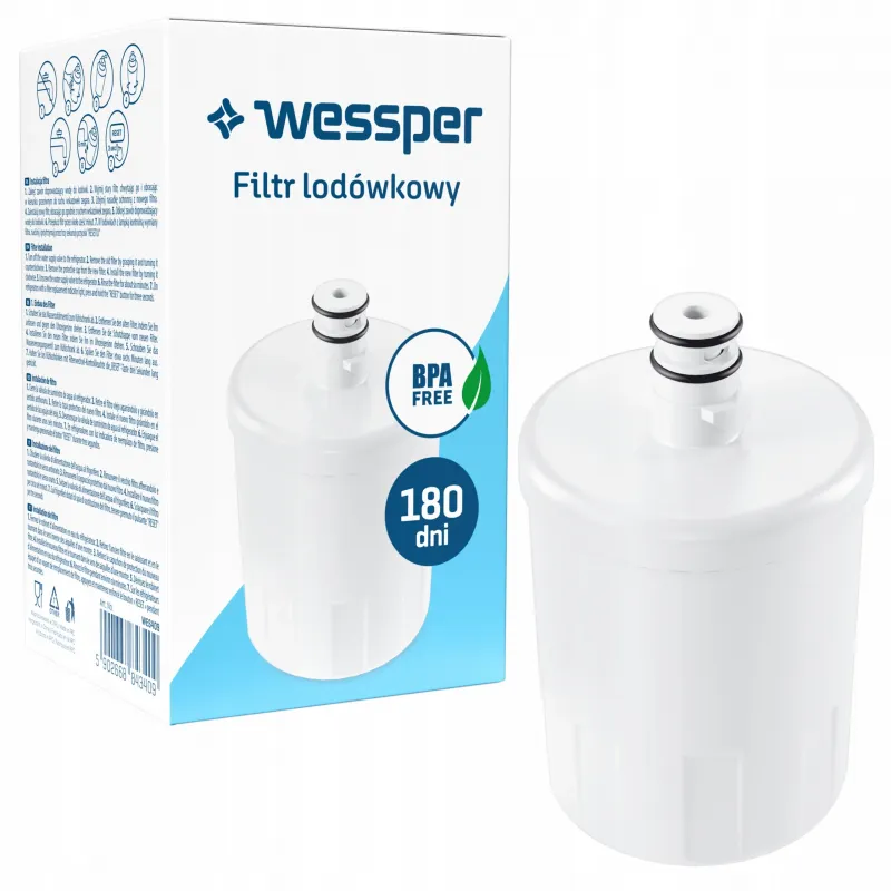 Filtr wody Wessper kompatybilny z lodówkami LG, Kenmore